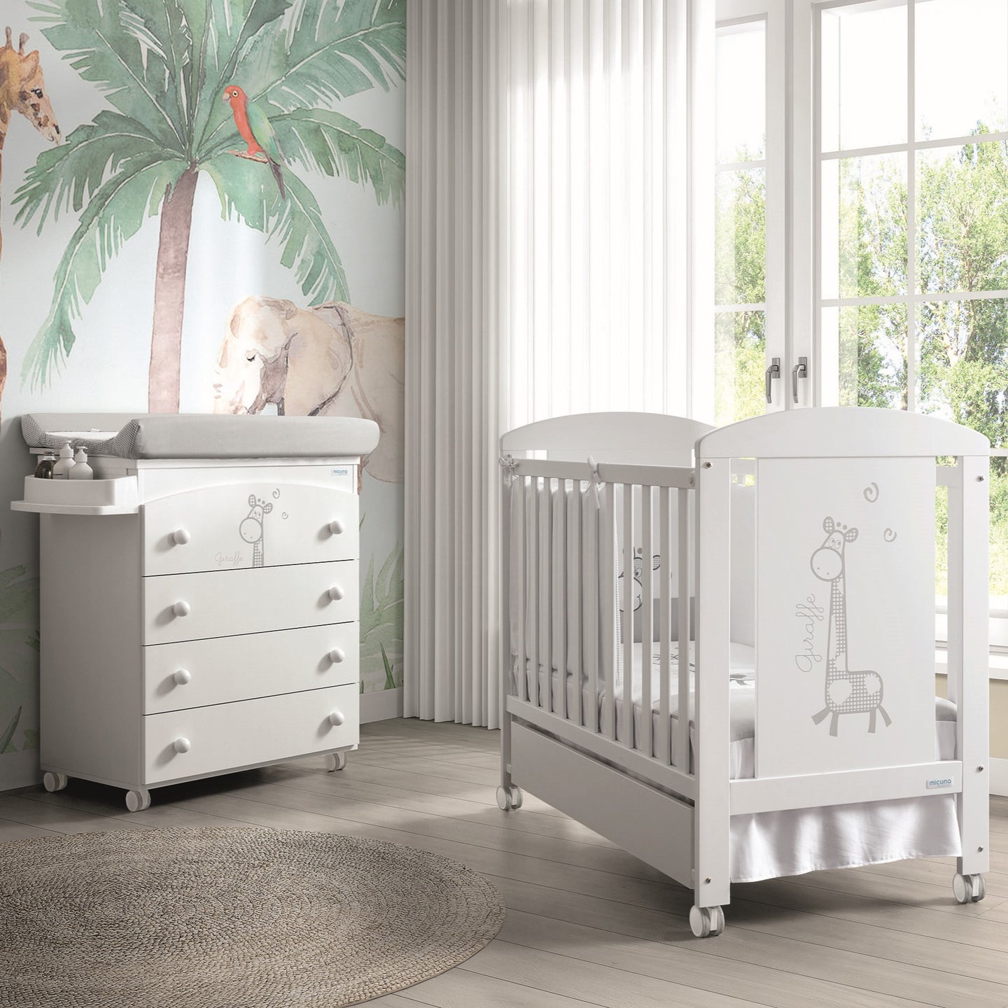 MICUNA - 120X60 COT SABANA WHITE
